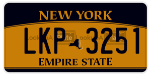LKP3251  license plate in NY