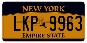 LKP9963 license plate in New York