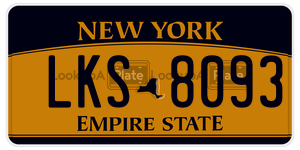 LKS8093  license plate in NY