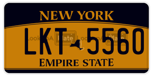 LKT5560 license plate in New York