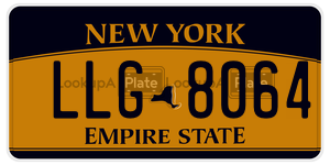 LLG8064  license plate in NY