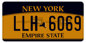 LLH6069 license plate in New York