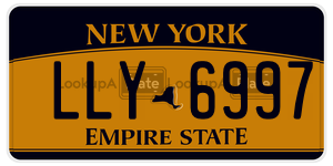 LLY6997  license plate in NY