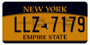 LLZ7179  license plate in NY