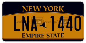 LNA1440  license plate in NY