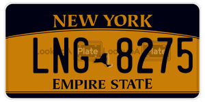 LNG8275  license plate in NY