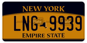 LNG9939  license plate in NY