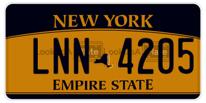 LNN4205  license plate in NY