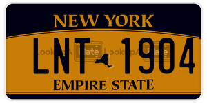 LNT1904  license plate in NY