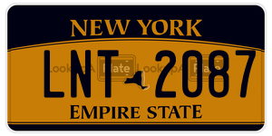 LNT2087  license plate in NY