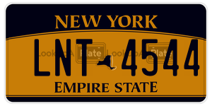LNT4544  license plate in NY