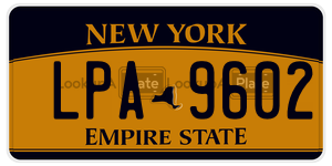 LPA9602  license plate in NY