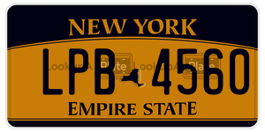 LPB4560  license plate in NY