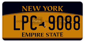 LPC9088  license plate in NY