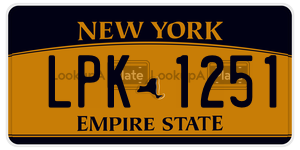 LPK1251  license plate in NY