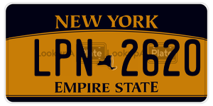 LPN2620  license plate in NY