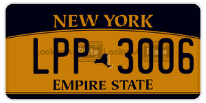 LPP3006  license plate in NY