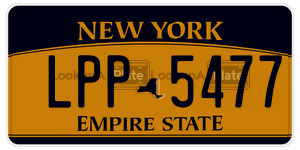 LPP5477  license plate in NY