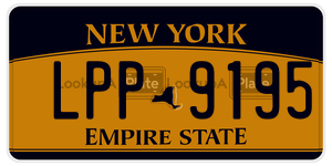 LPP9195  license plate in NY
