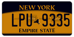 LPU9335  license plate in NY