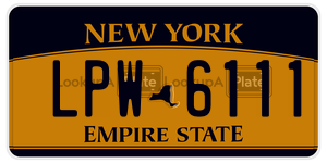 LPW6111  license plate in NY