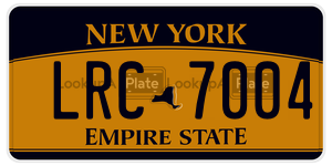 LRC7004  license plate in NY