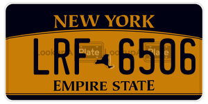 LRF6506  license plate in NY