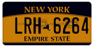 LRH6264 license plate in New York