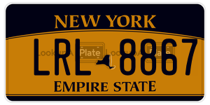 LRL8867  license plate in NY
