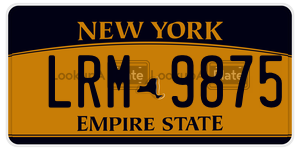 LRM9875  license plate in NY