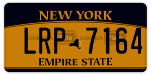 LRP7164  license plate in NY
