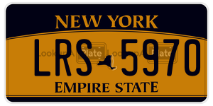 LRS5970  license plate in NY