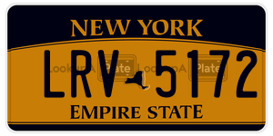 LRV5172  license plate in NY