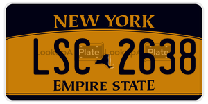 LSC2638  license plate in NY