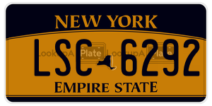 LSC6292  license plate in NY