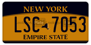 LSC7053  license plate in NY