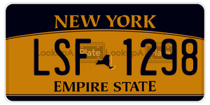 LSF1298 license plate in New York