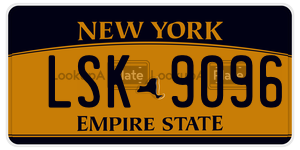 LSK9096 license plate in New York