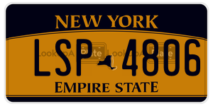 LSP4806  license plate in NY