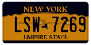 LSW7269  license plate in NY