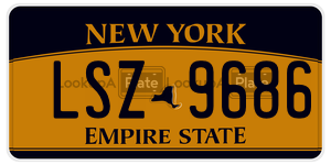 LSZ9686  license plate in NY