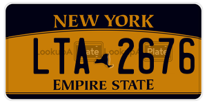 LTA2676  license plate in NY