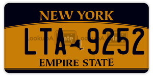 LTA9252  license plate in NY