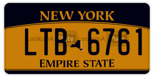 LTB6761  license plate in NY