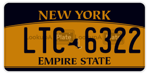 LTC6322  license plate in NY
