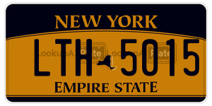LTH5015 license plate in New York