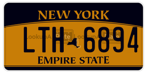 LTH6894  license plate in NY