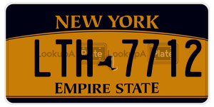 LTH7712  license plate in NY