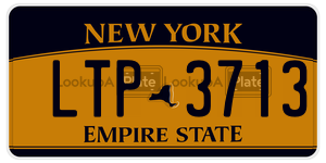 LTP3713  license plate in NY