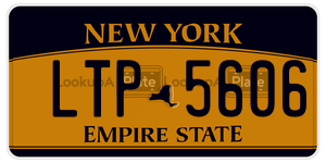 LTP5606  license plate in NY